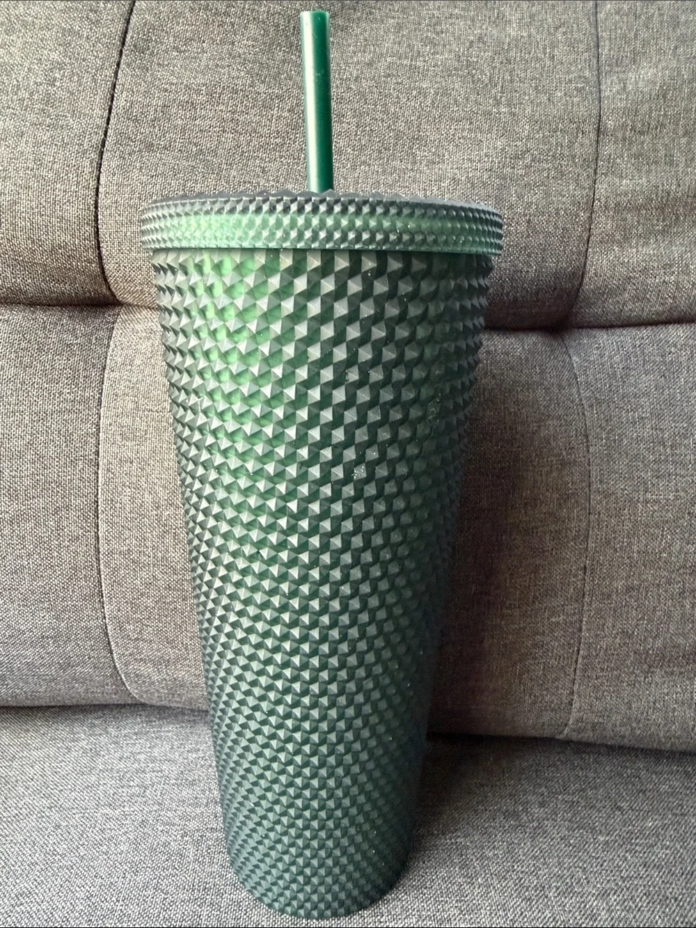 Starbucks 2021 Holiday Christmas Green Studded Cold Cup Tumbler Venti 24oz
